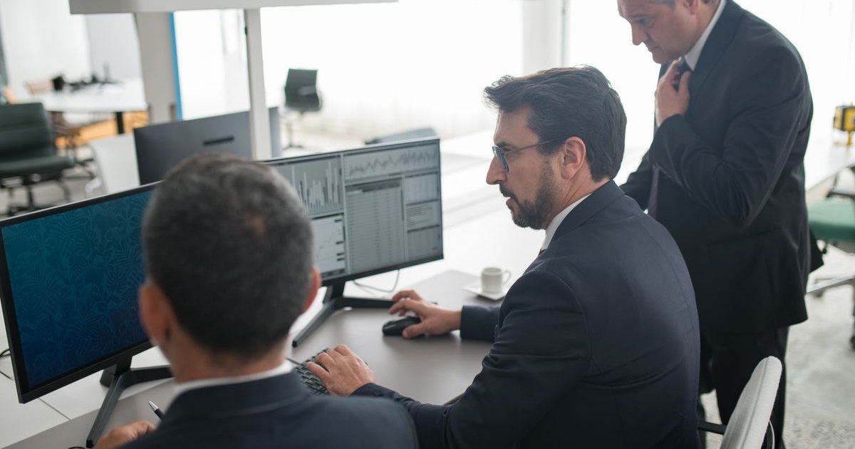 Meeting with a financial advisor