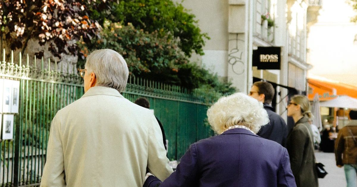 A retired couple enjoying retirement