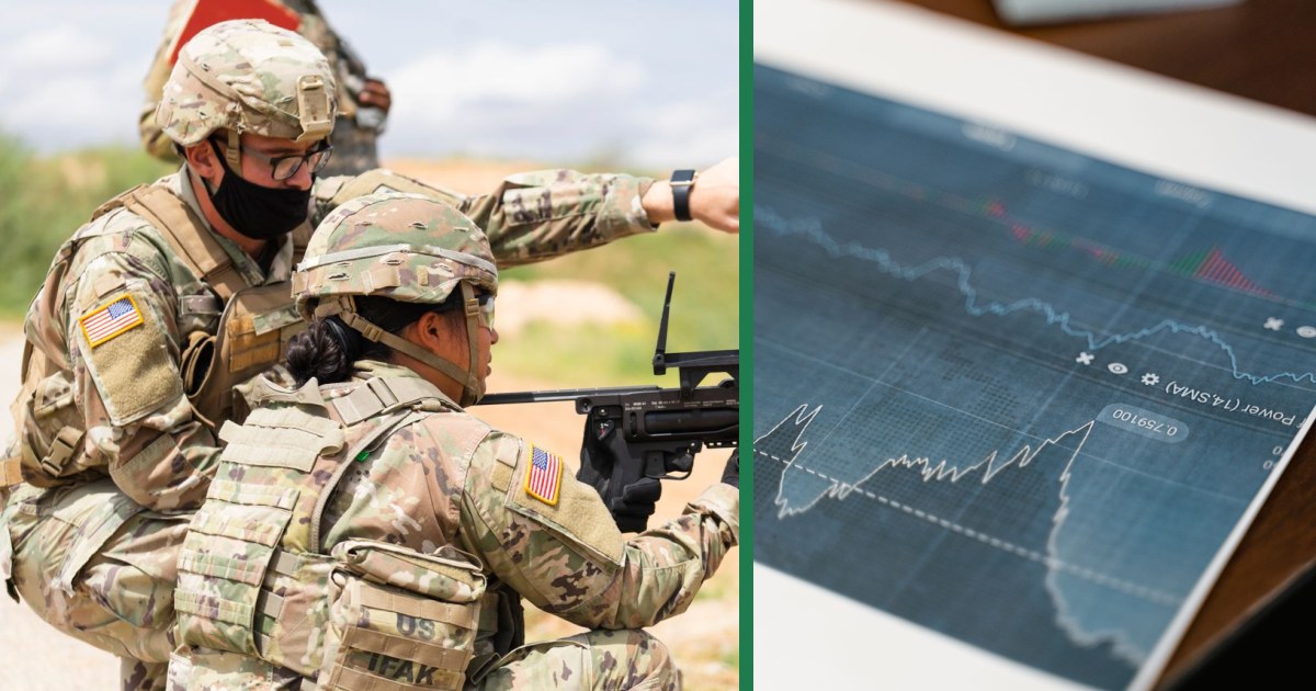 Stock market performance charts — the kind of long-term growth TSP investors are after
